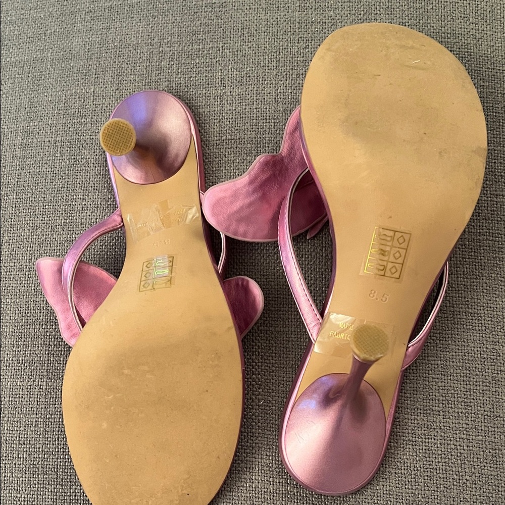 Jeffrey Campbell Daydream Heels- Pink Rhinestone Butterfly Sandals - Picture 3 of 4